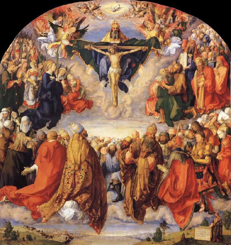 Albrecht Durer The All Saints altarpiece Spain oil painting art